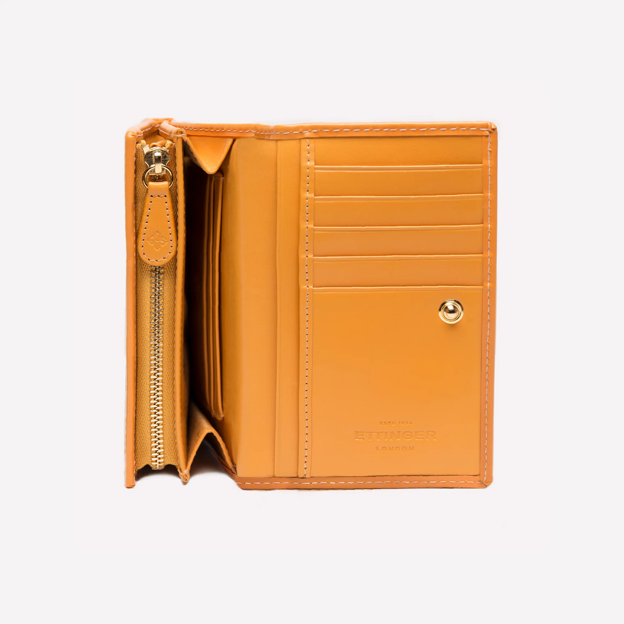 Bridle Hide Midi Flap-Over Purse - Image 12