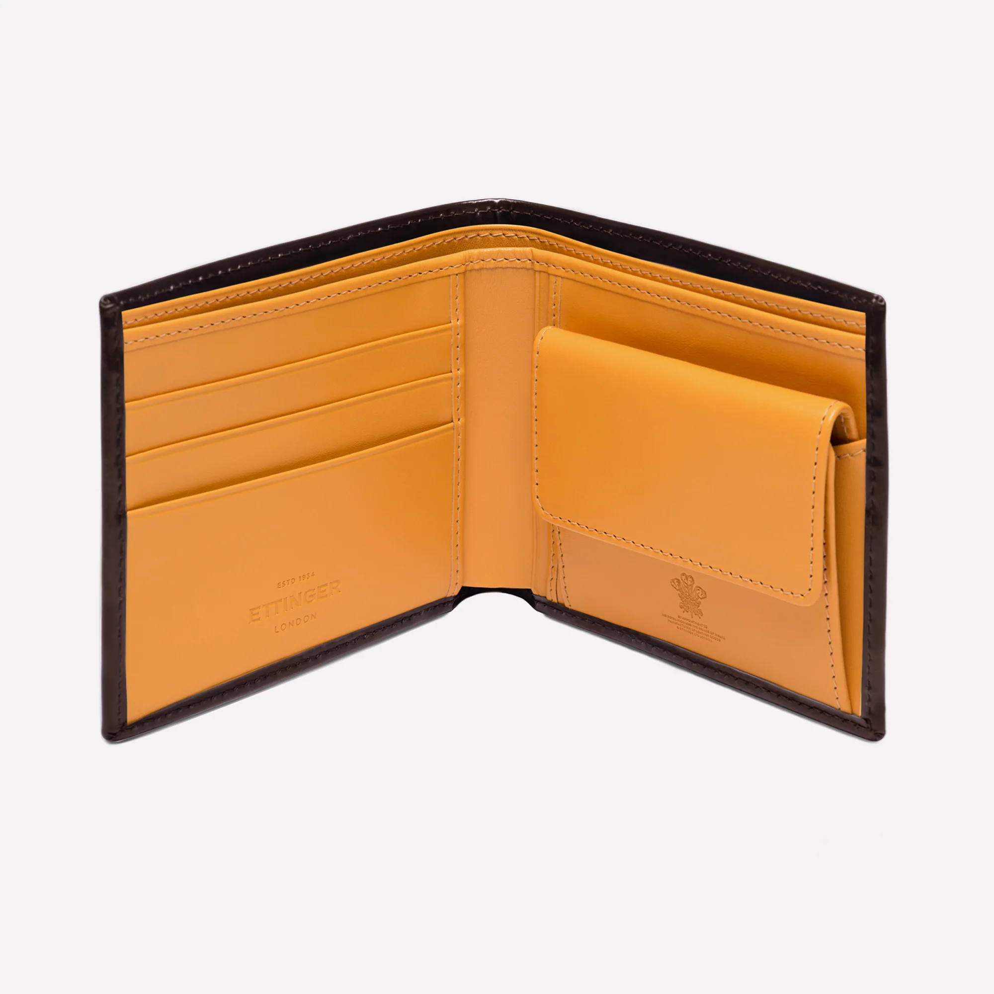 Bridle Hide Billfold Wallet with 3 C/C and Purse - Image 19