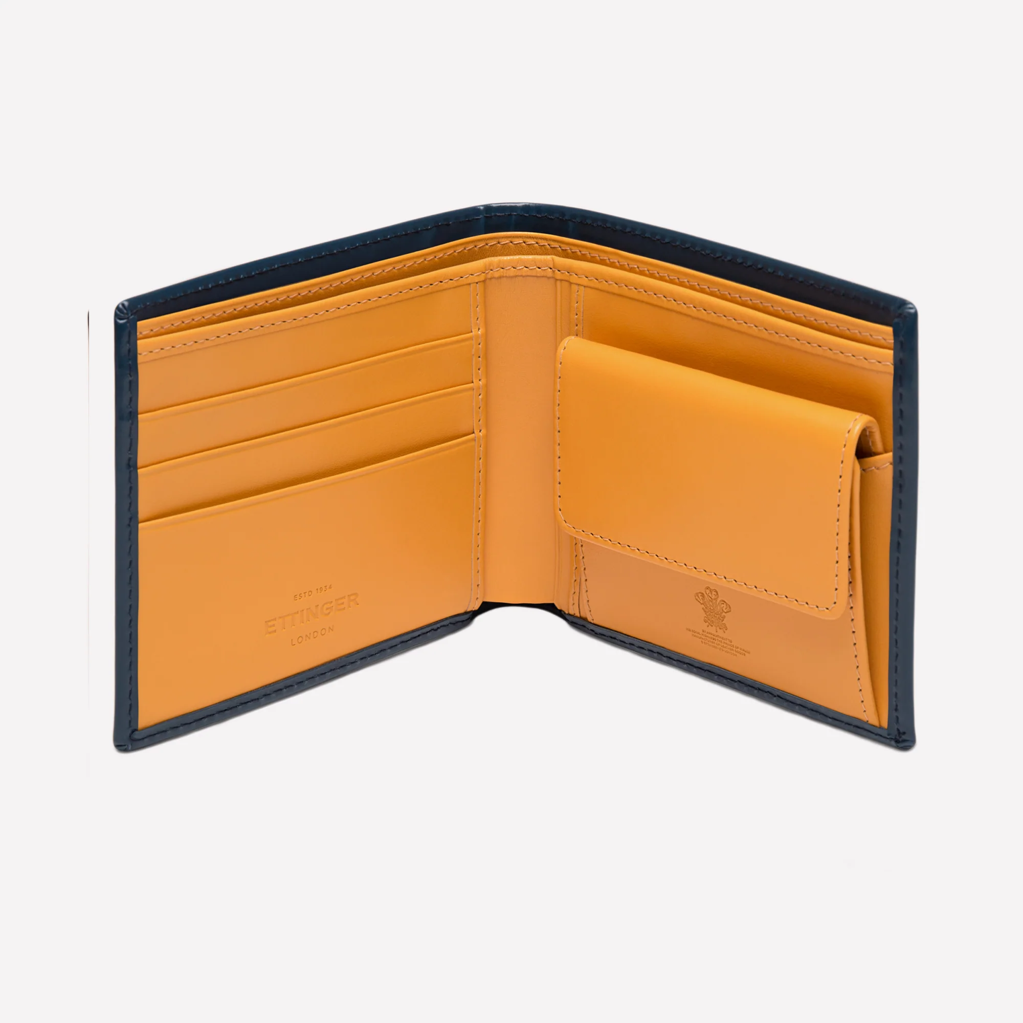 Bridle Hide Billfold Wallet with 3 C/C and Purse - Image 22