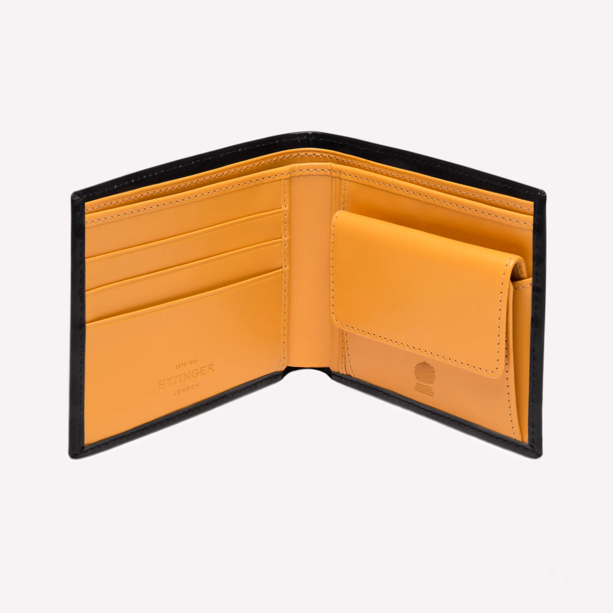 Bridle Hide Billfold Wallet with 3 C/C and Purse - Image 28