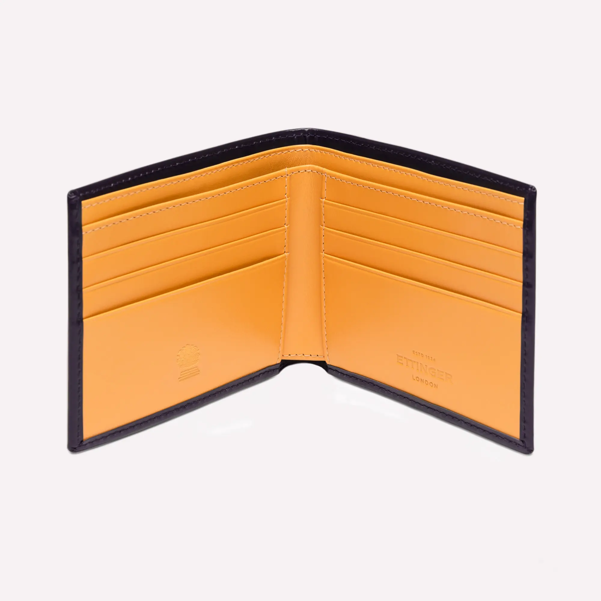 Bridle Hide Billfold Wallet with 6 C/C - Image 10