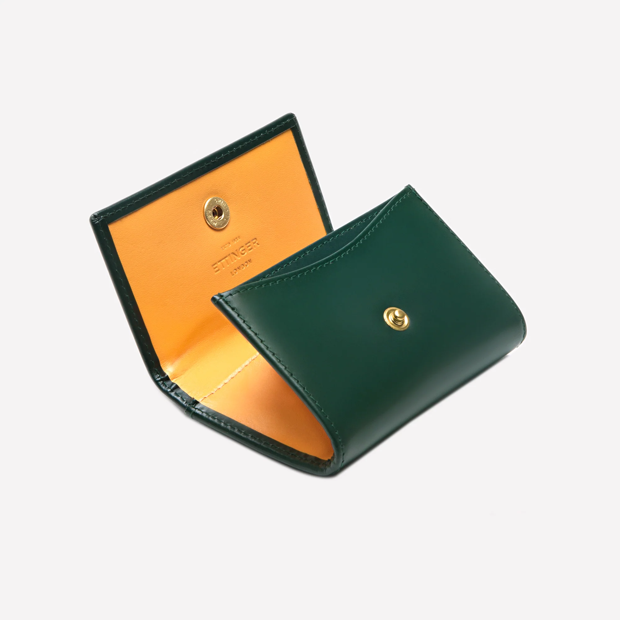 Bridle Hide Coin Purse with Card Pocket - Image 3