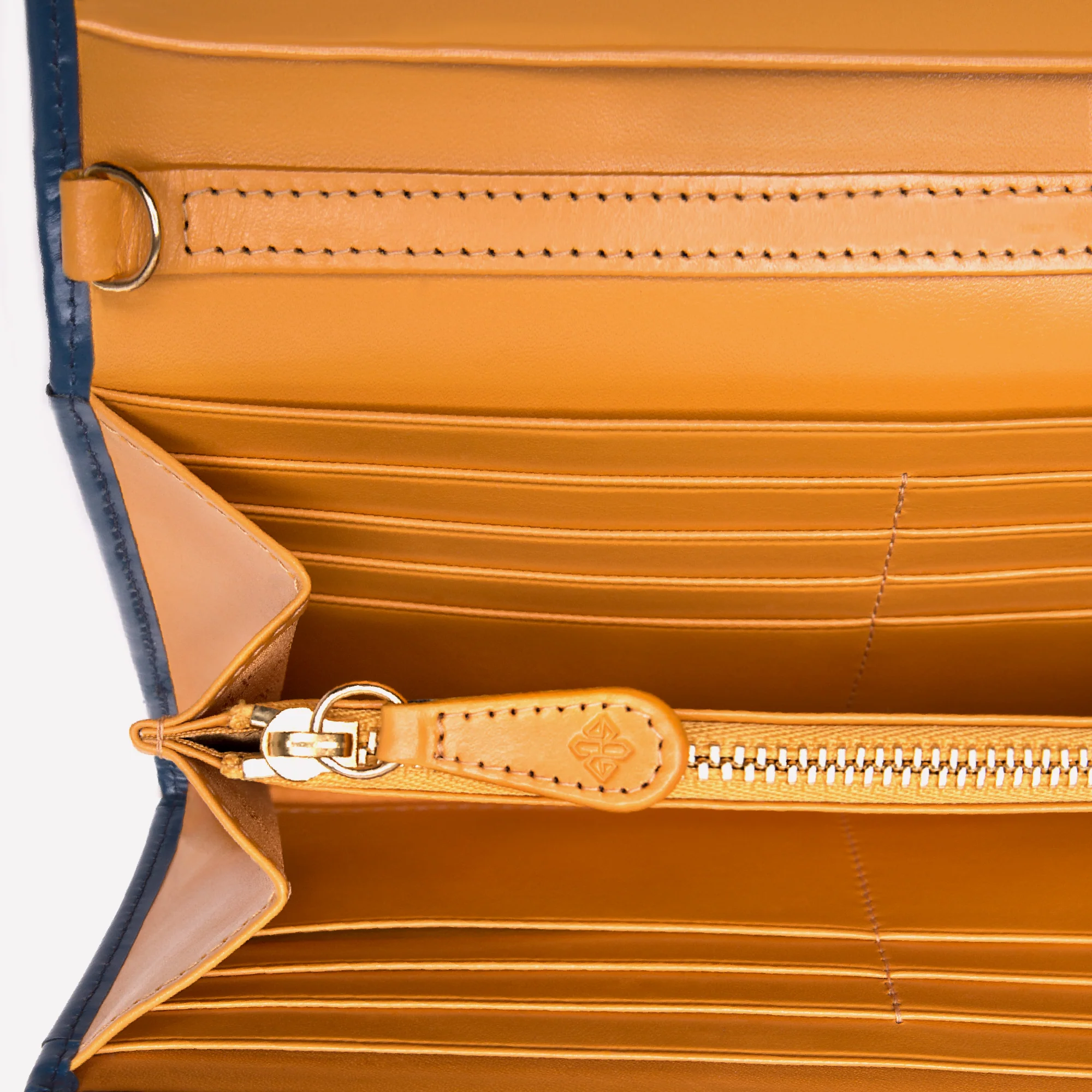 Bridle Hide Large Flap-Over Purse - Image 20