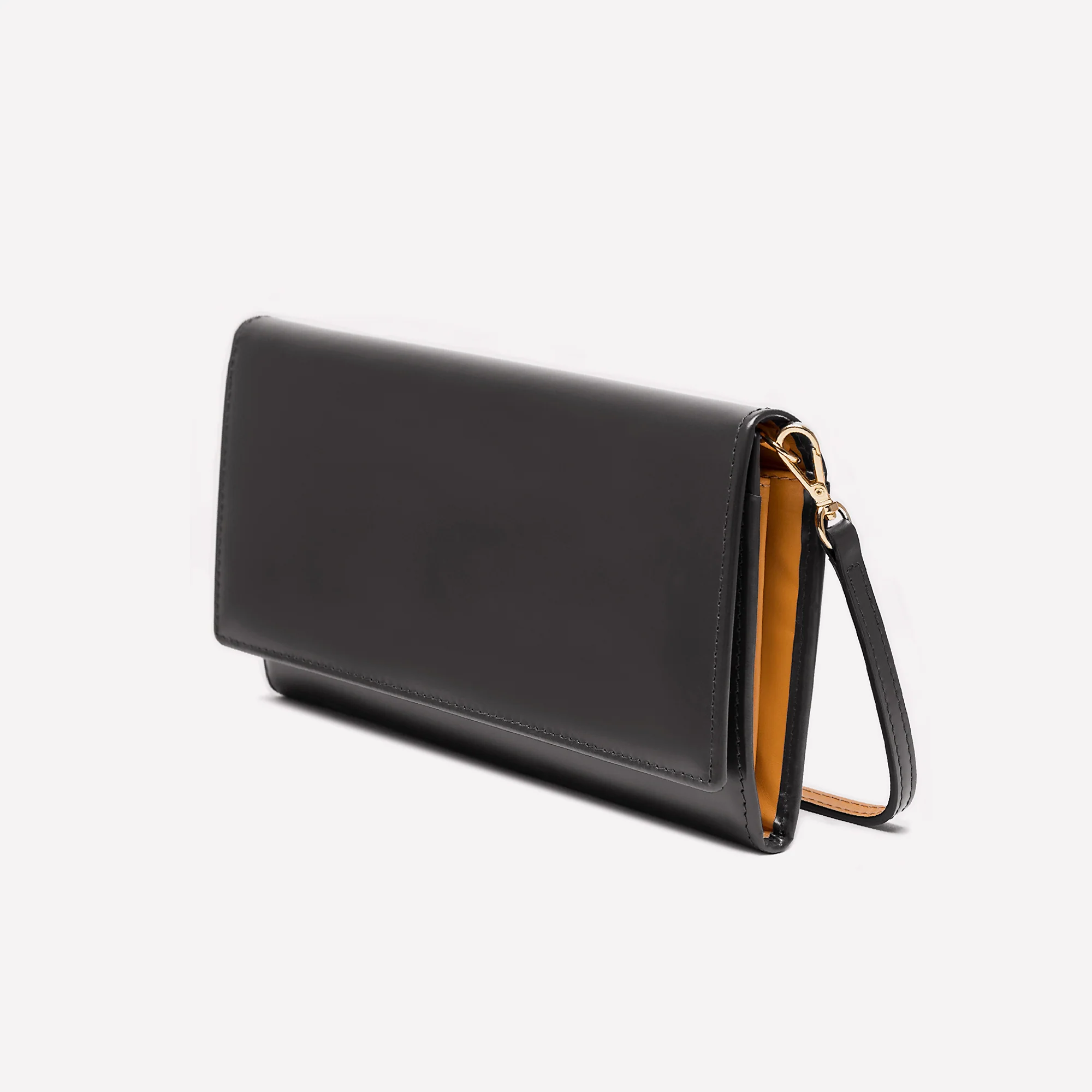 Bridle Hide Large Flap-Over Purse - Image 6