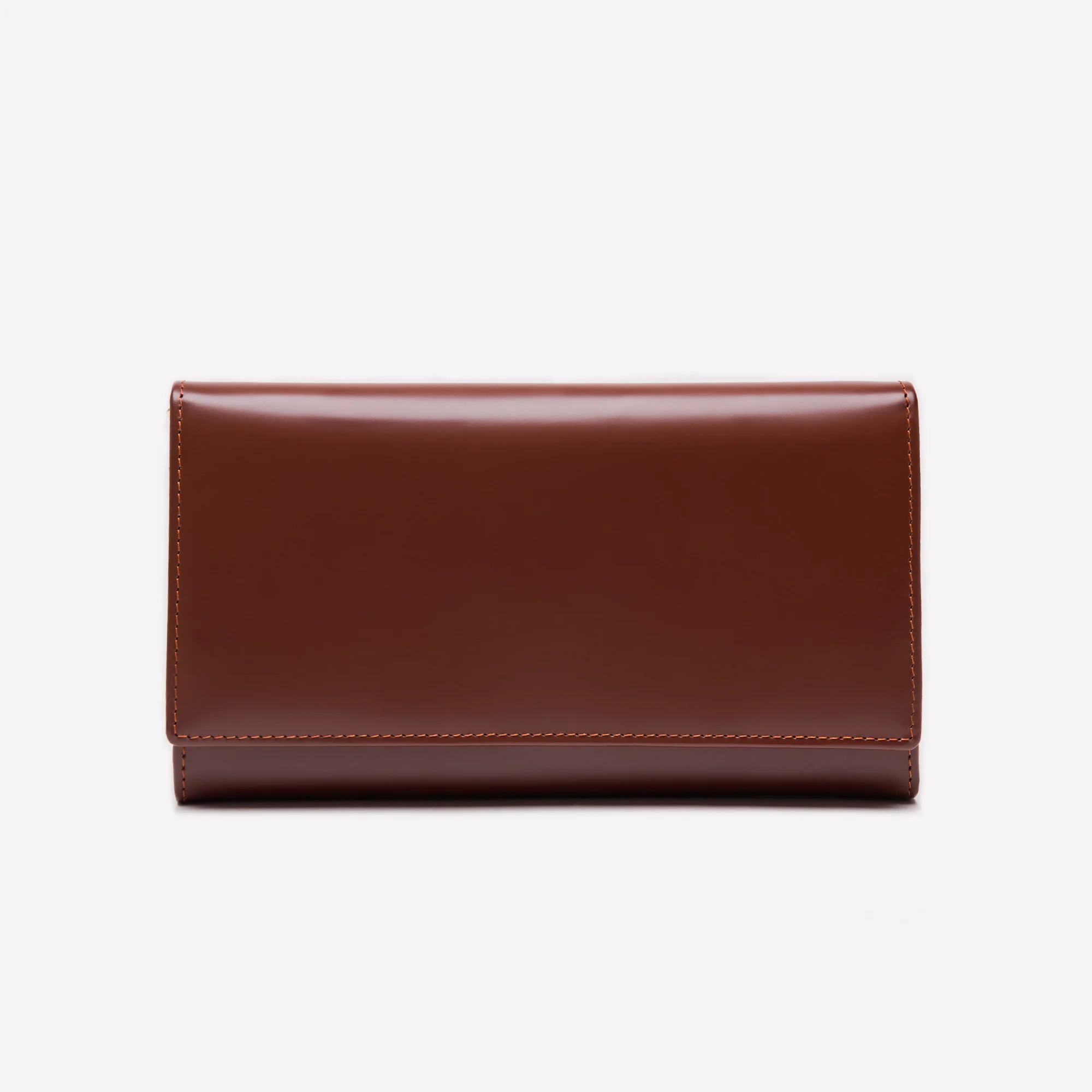 Bridle Hide Large Flap-Over Purse - Image 8