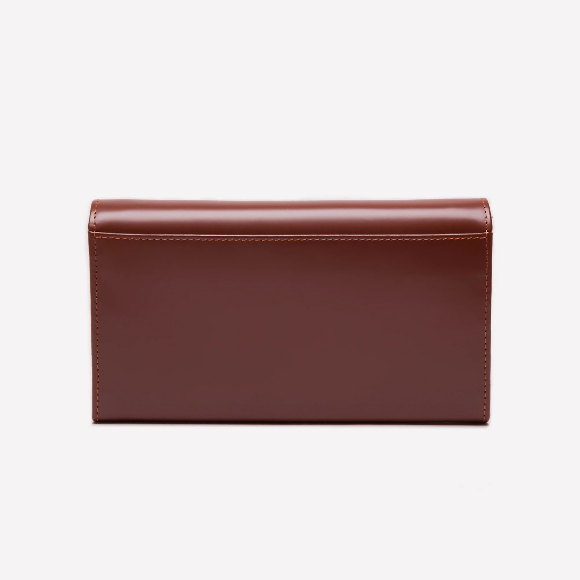 Bridle Hide Large Flap-Over Purse - Image 9