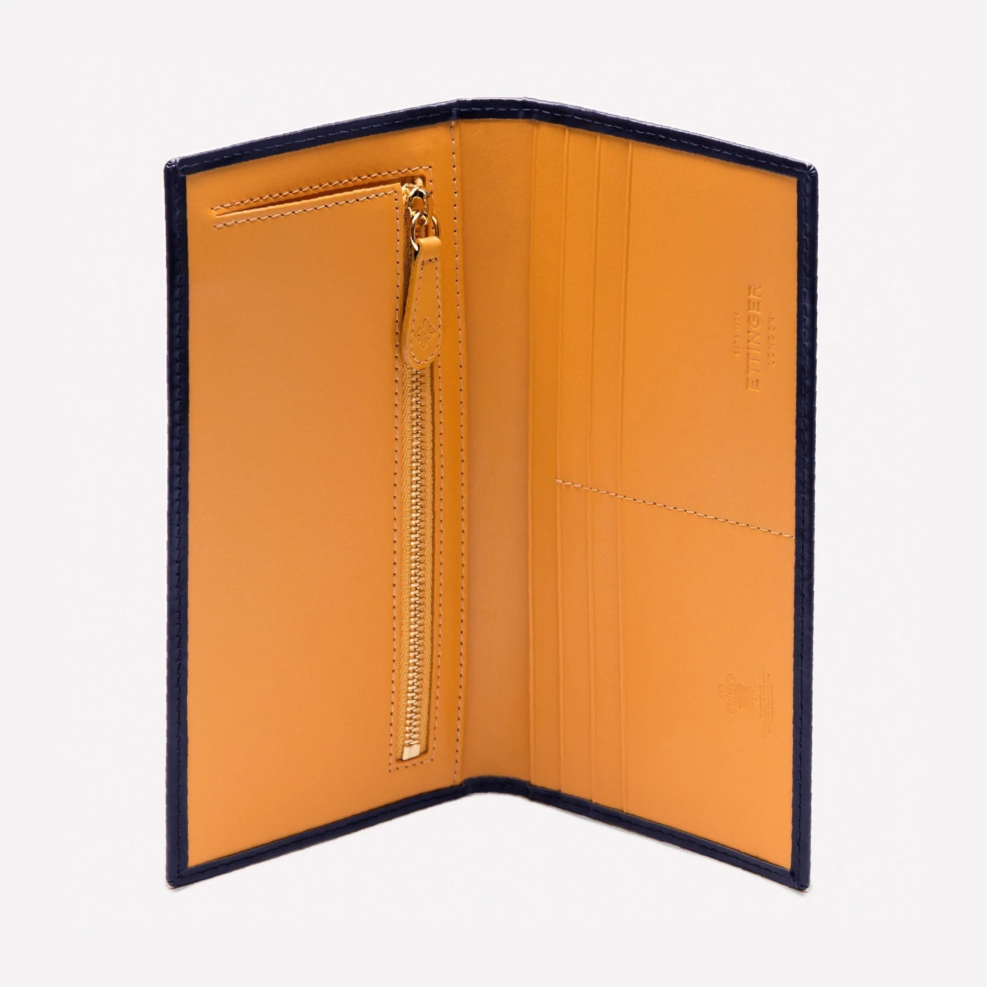 Bridle Hide Long Wallet with Zipped Pocket - Image 14