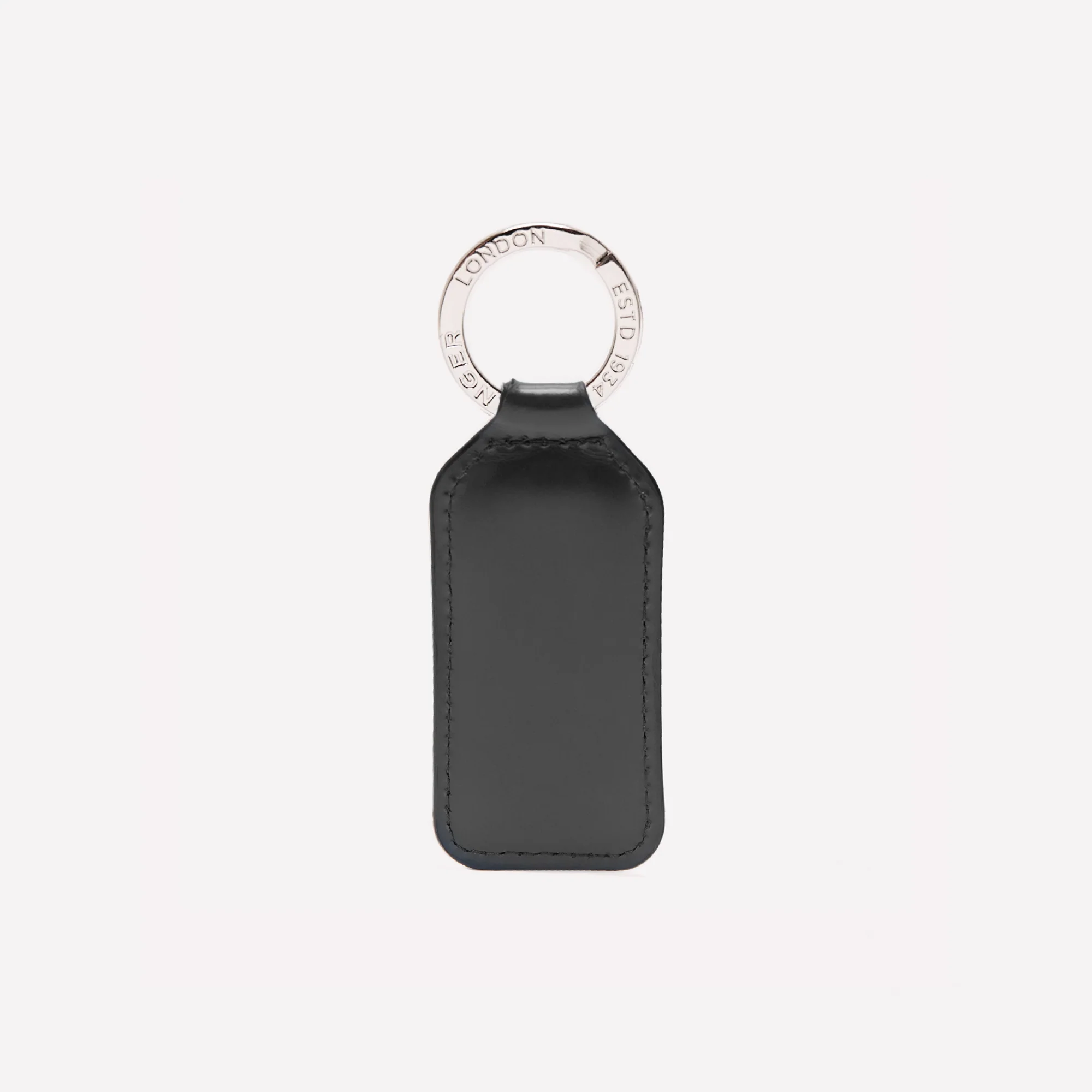 Bridle Hide Rectangular Key Ring - Image 10
