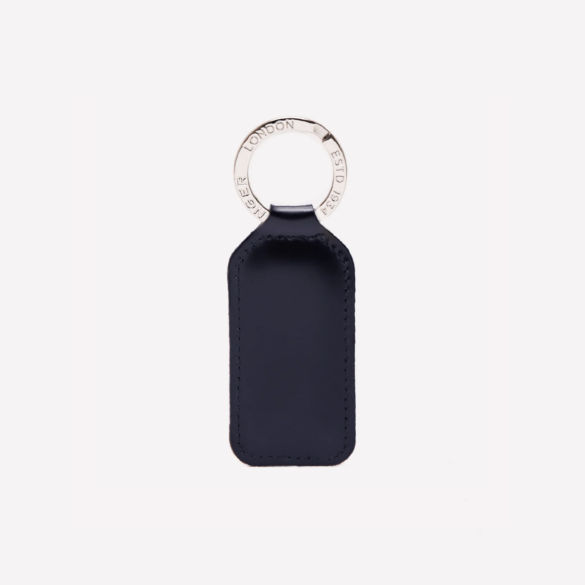 Bridle Hide Rectangular Key Ring - Image 12