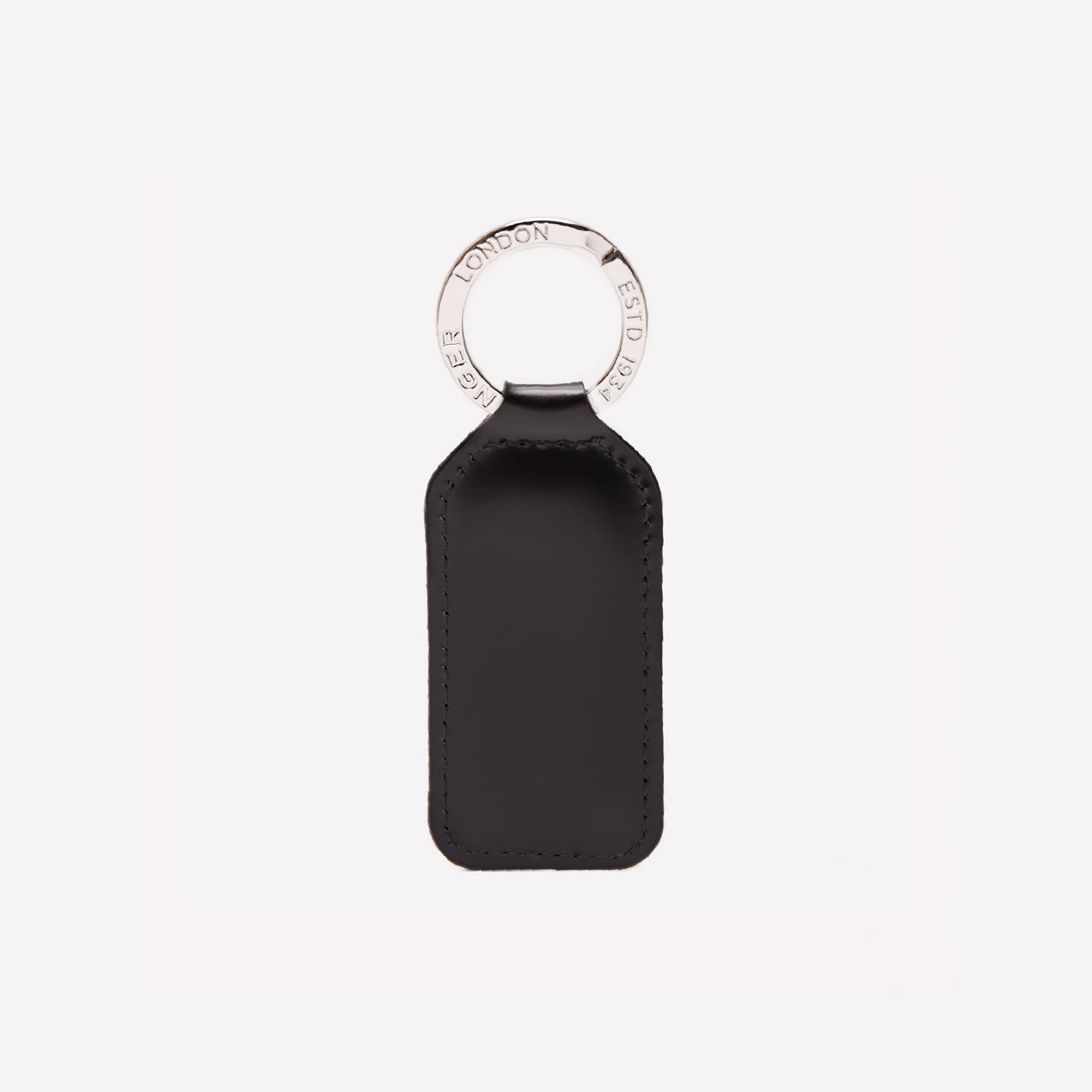 Bridle Hide Rectangular Key Ring - Image 16