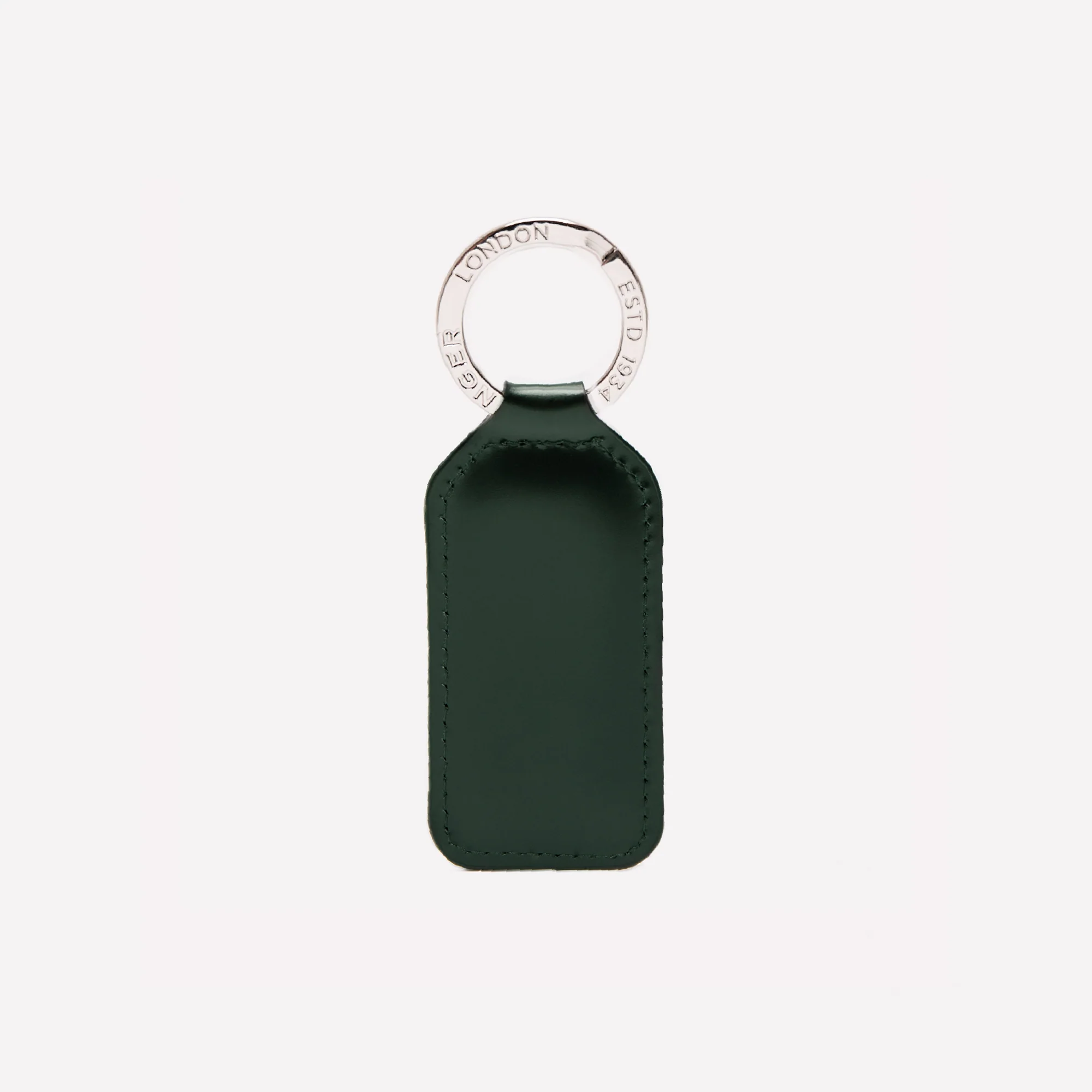 Bridle Hide Rectangular Key Ring - Image 18
