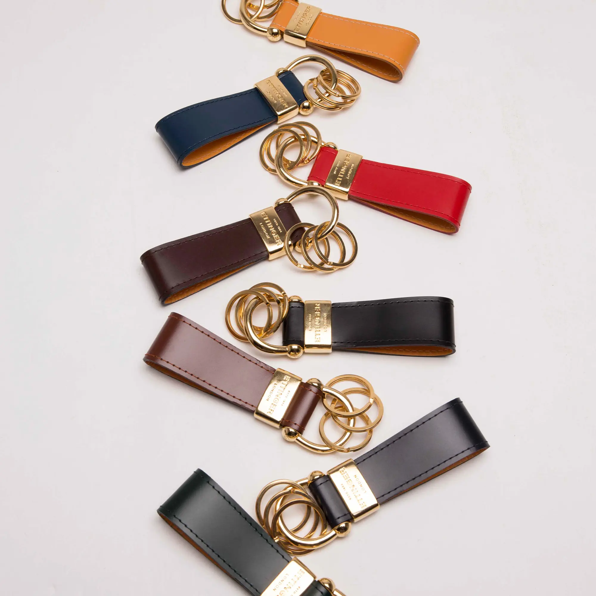 Bridle Hide Stirrup Keyring - Image 15