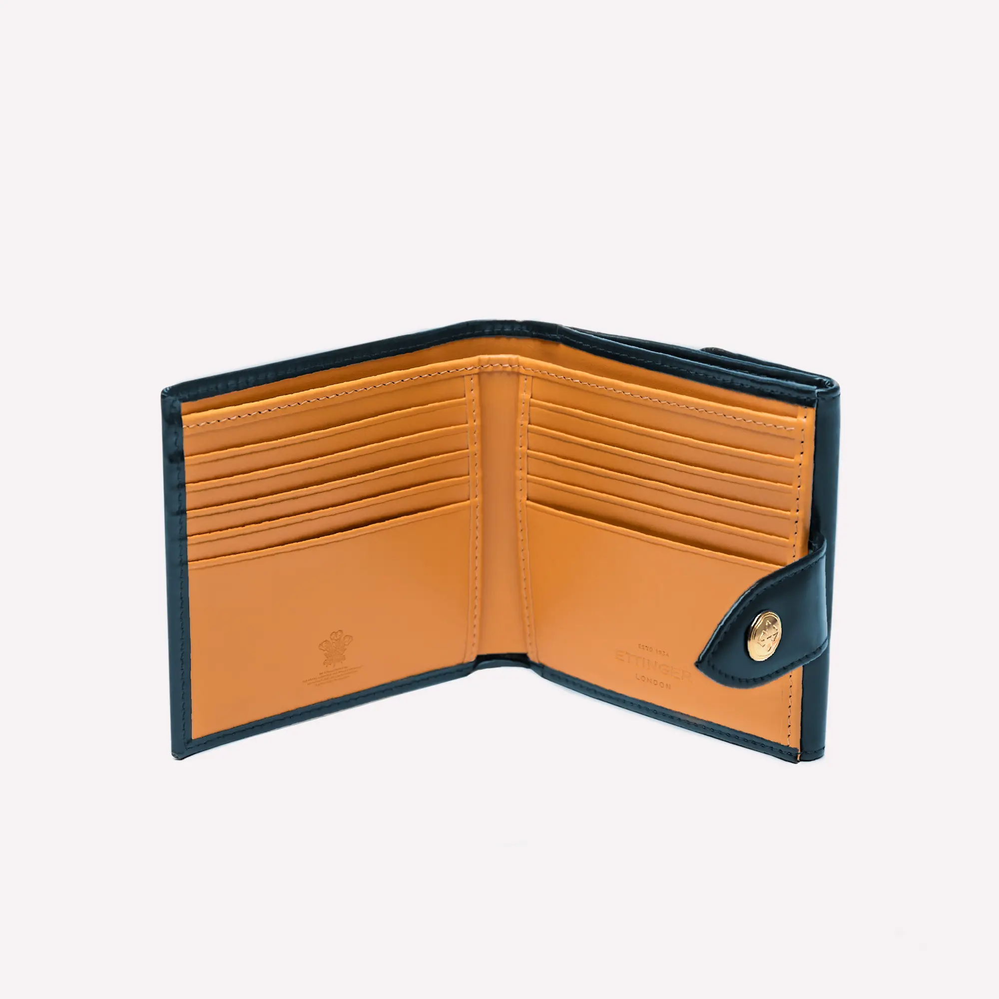 Bridle Hide Tab Wallet with 10 C/C & Purse - Image 7