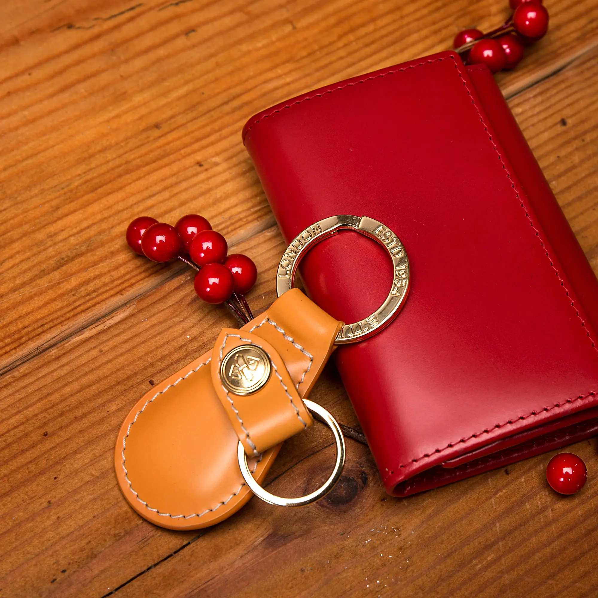 Bridle Hide Valet Key Fob - Image 14