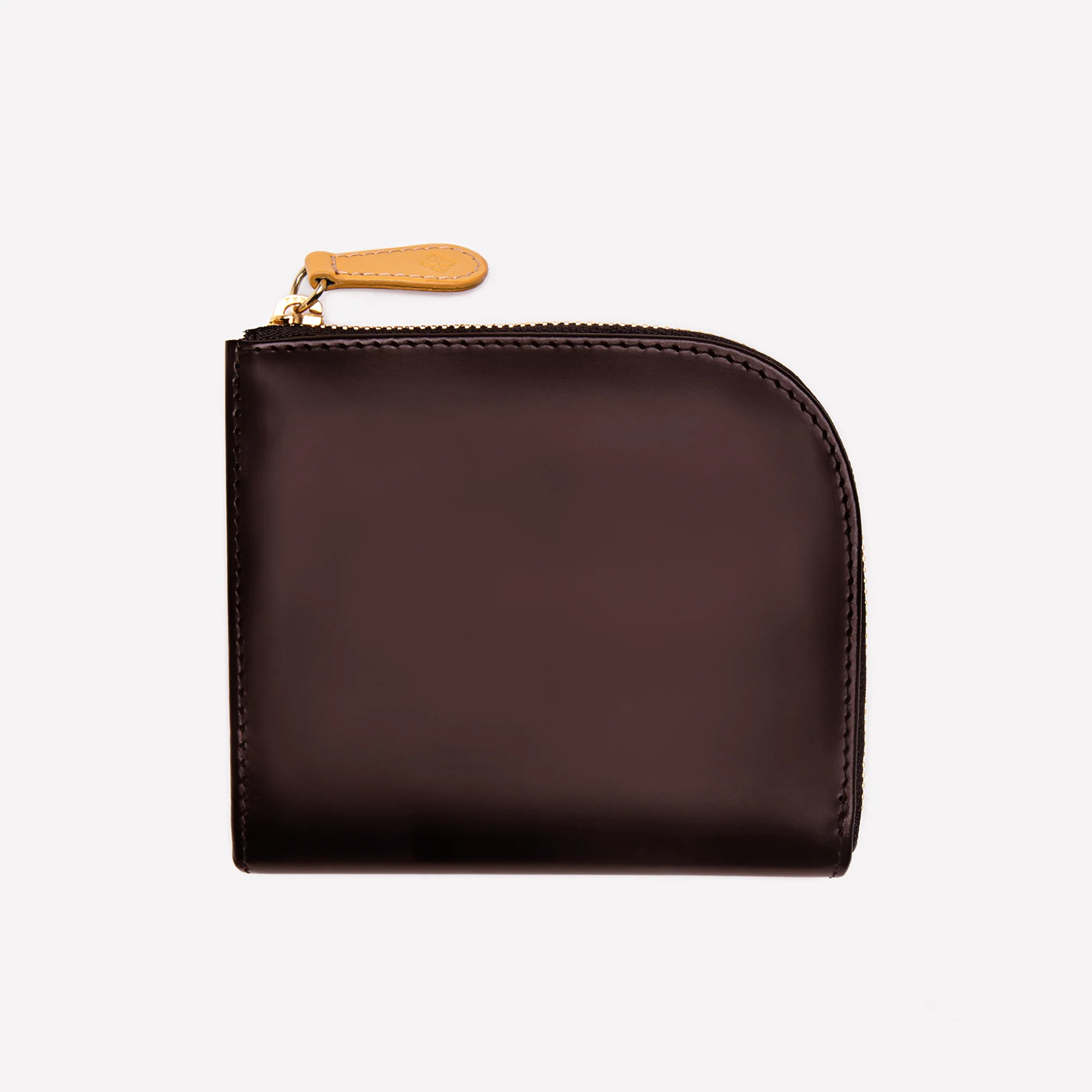 Bridle Hide Zipped Curved Wallet with Key Strap - Image 4