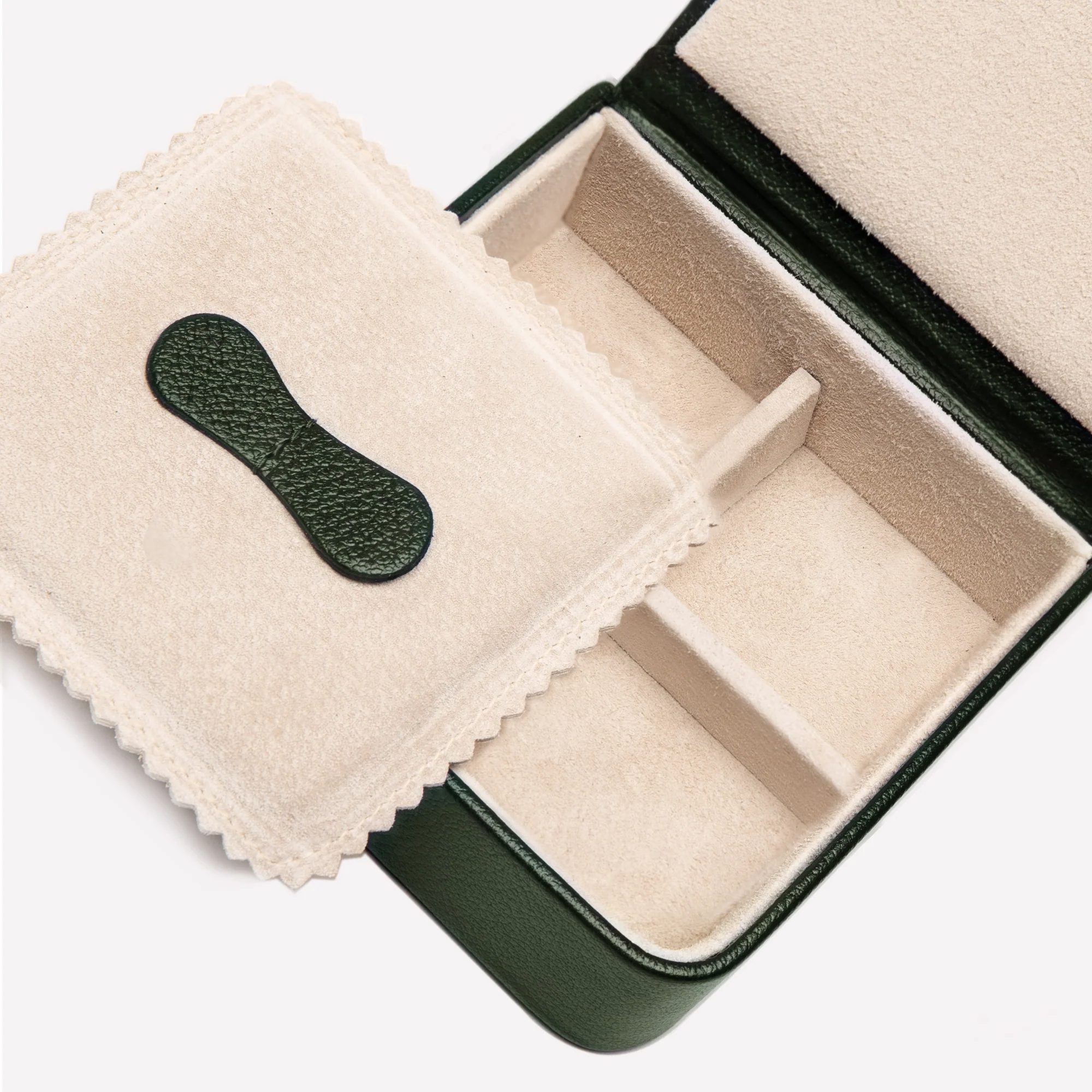 Capra Ecru Medium Jewellery / Cufflink Box - Image 7
