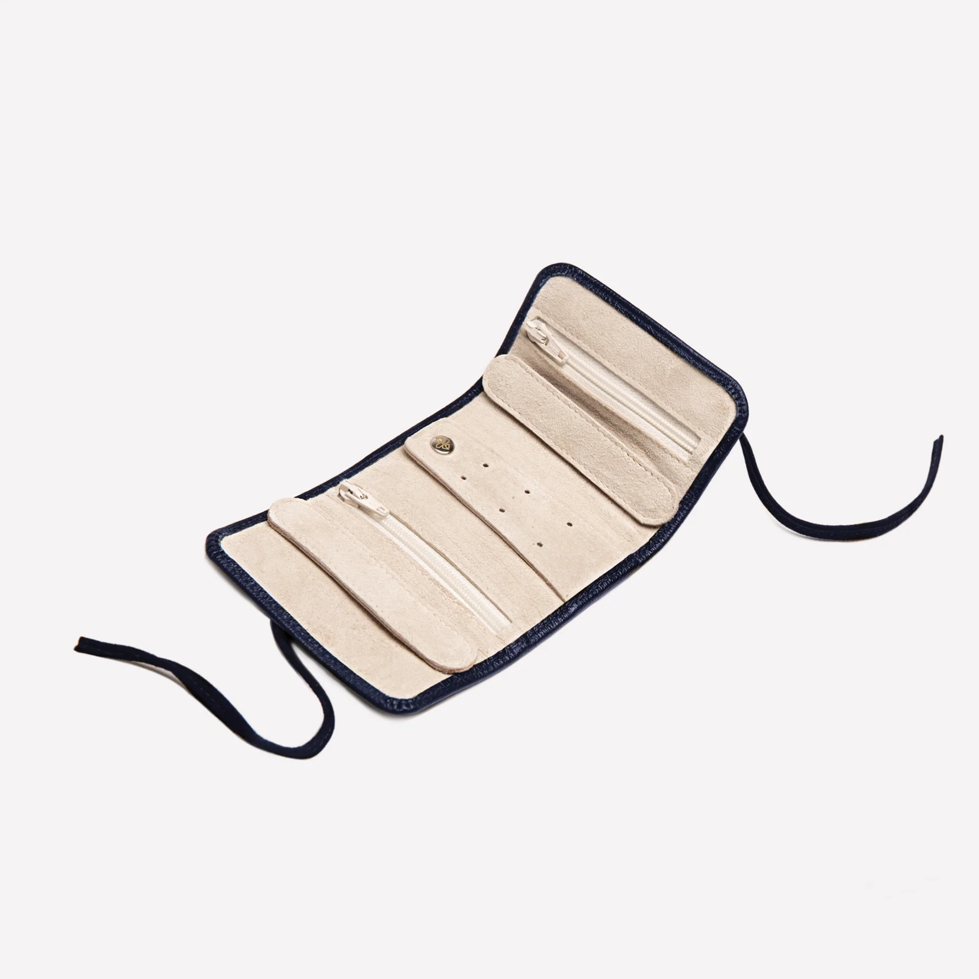 Capra Ecru Mini Jewellery Roll - Image 2
