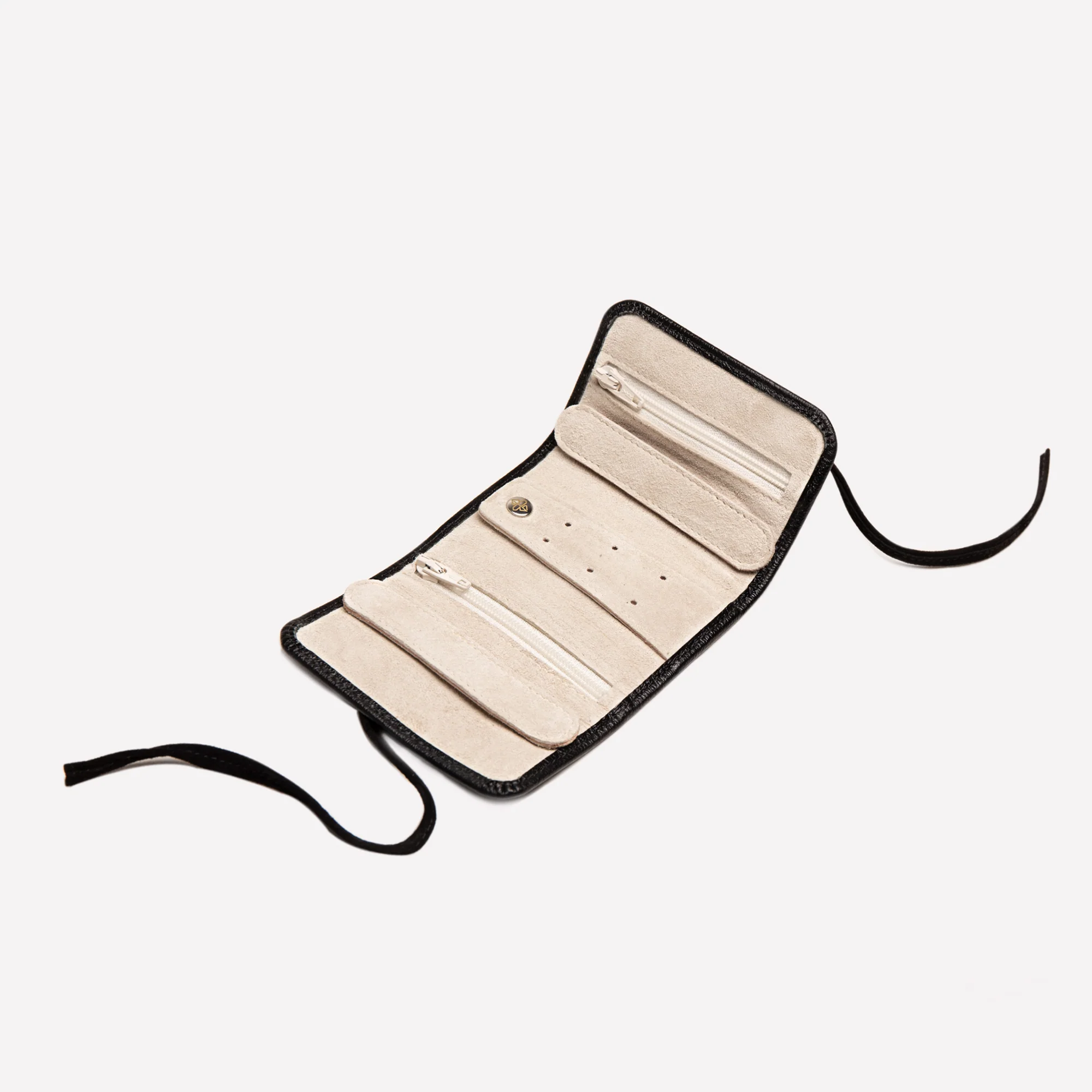 Capra Ecru Mini Jewellery Roll - Image 6