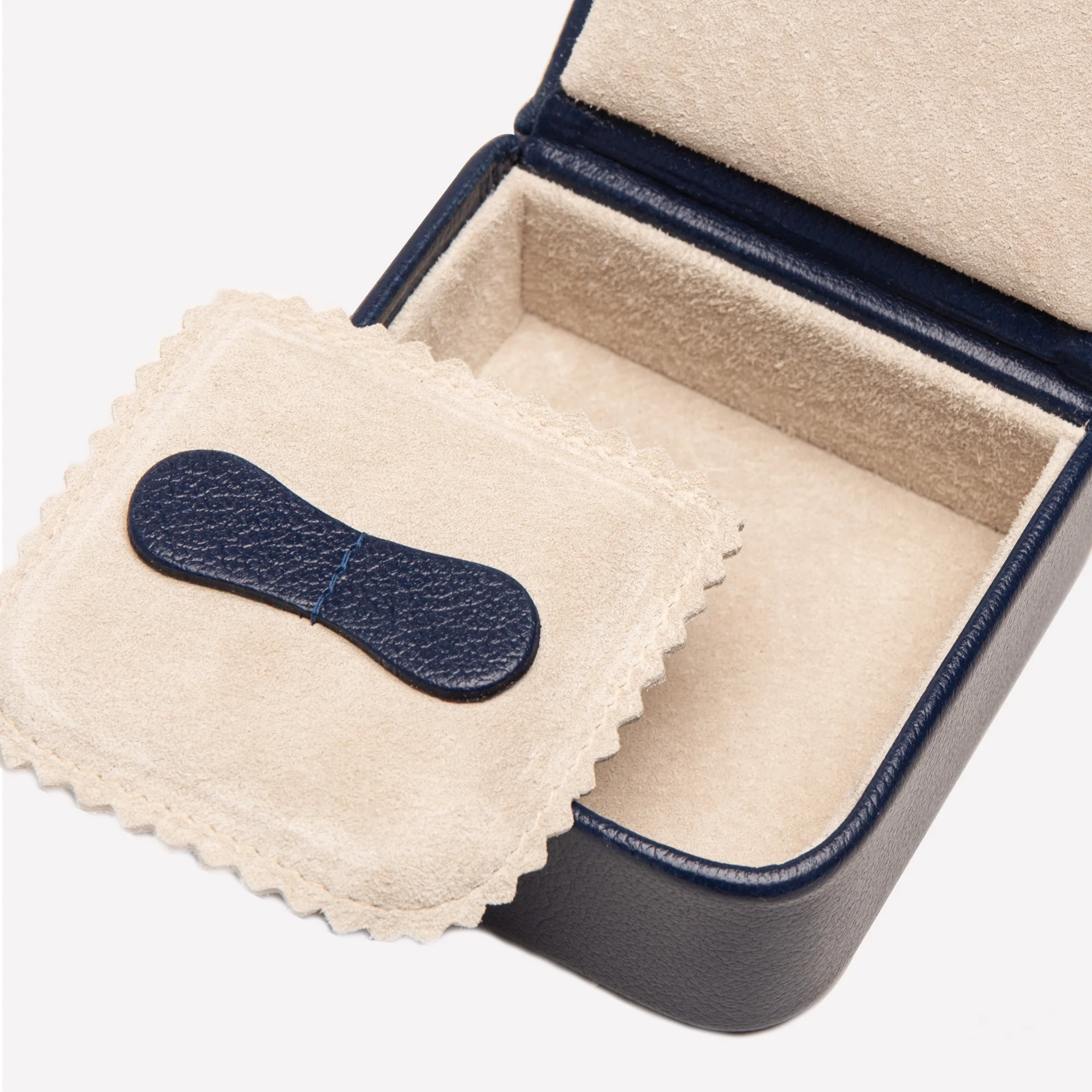 Capra Ecru Small Jewellery / Cufflink Box - Image 10