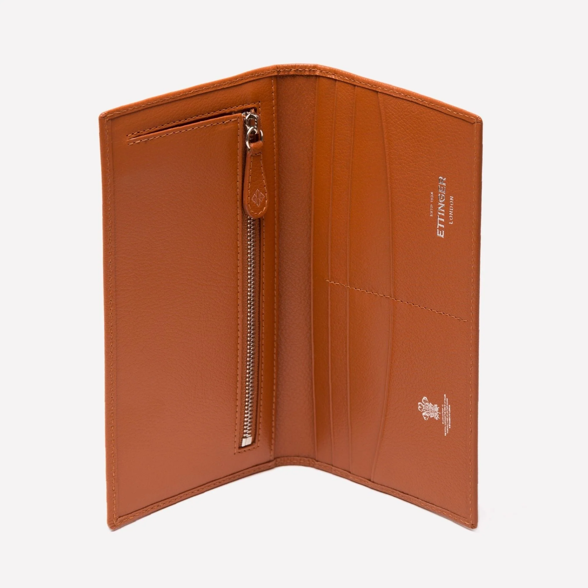 Capra Long Wallet With Zipped Pocket - Image 10