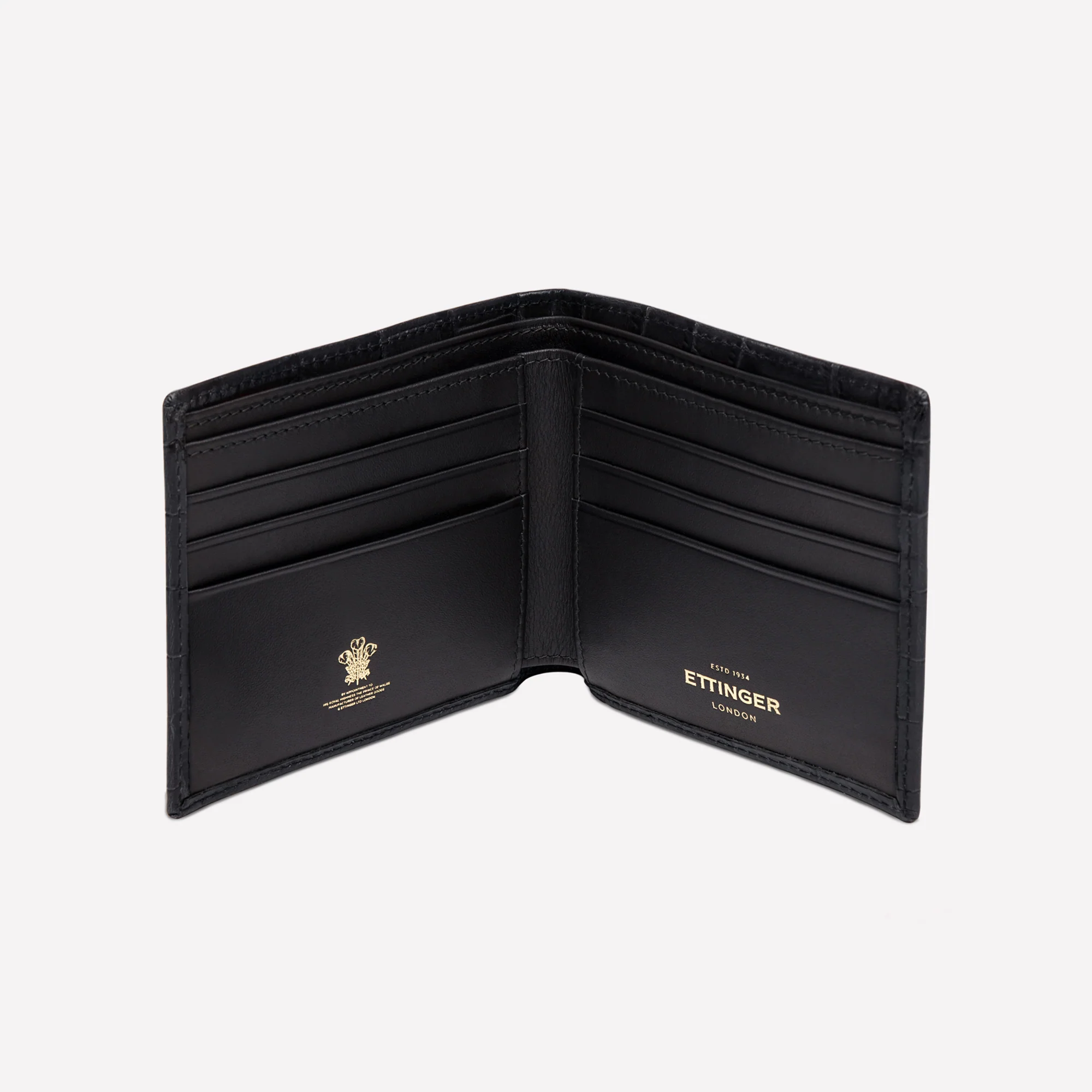 Croco Billfold Wallet with 6 C/C - Image 3