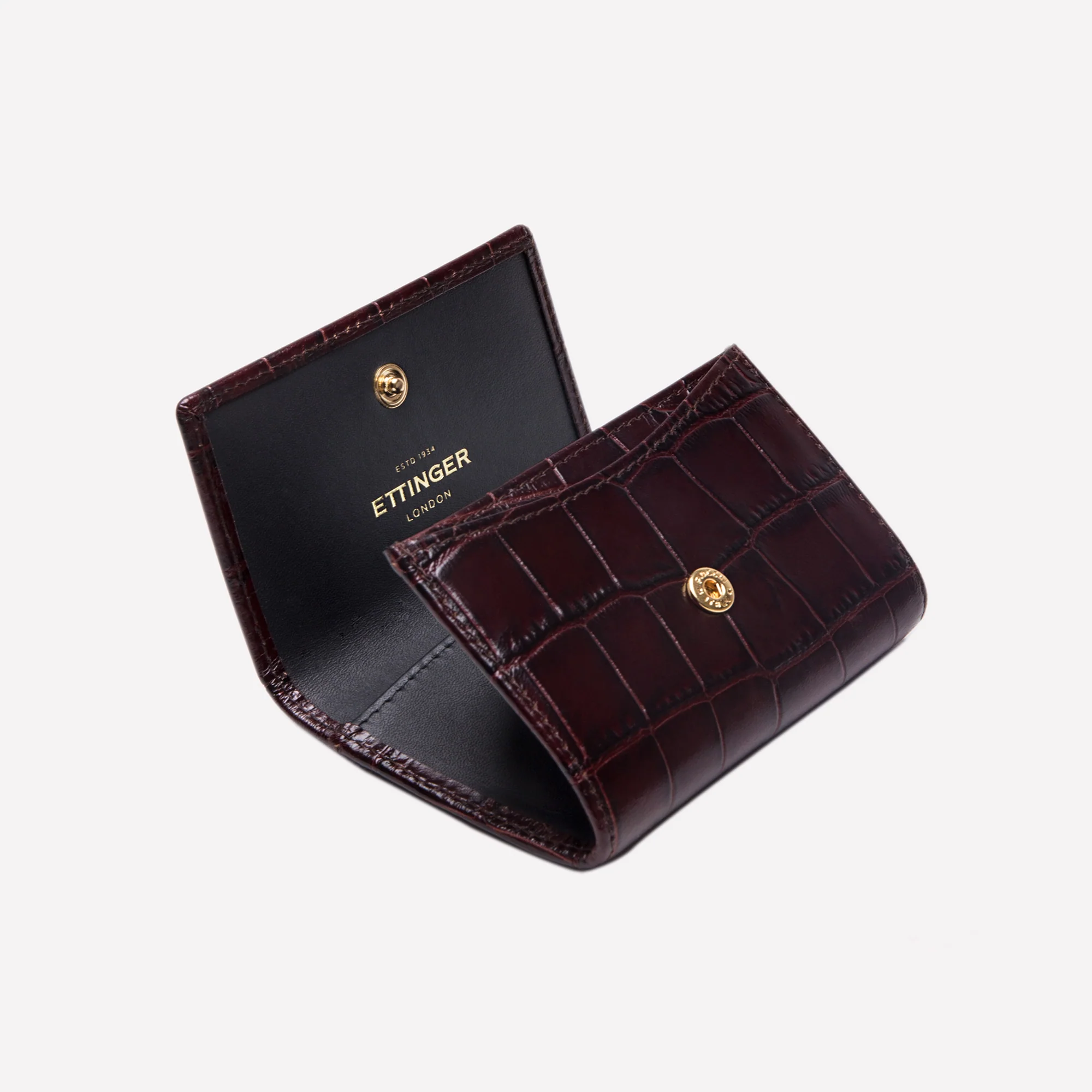 Croco Coin Purse with Card Pocket - Image 3