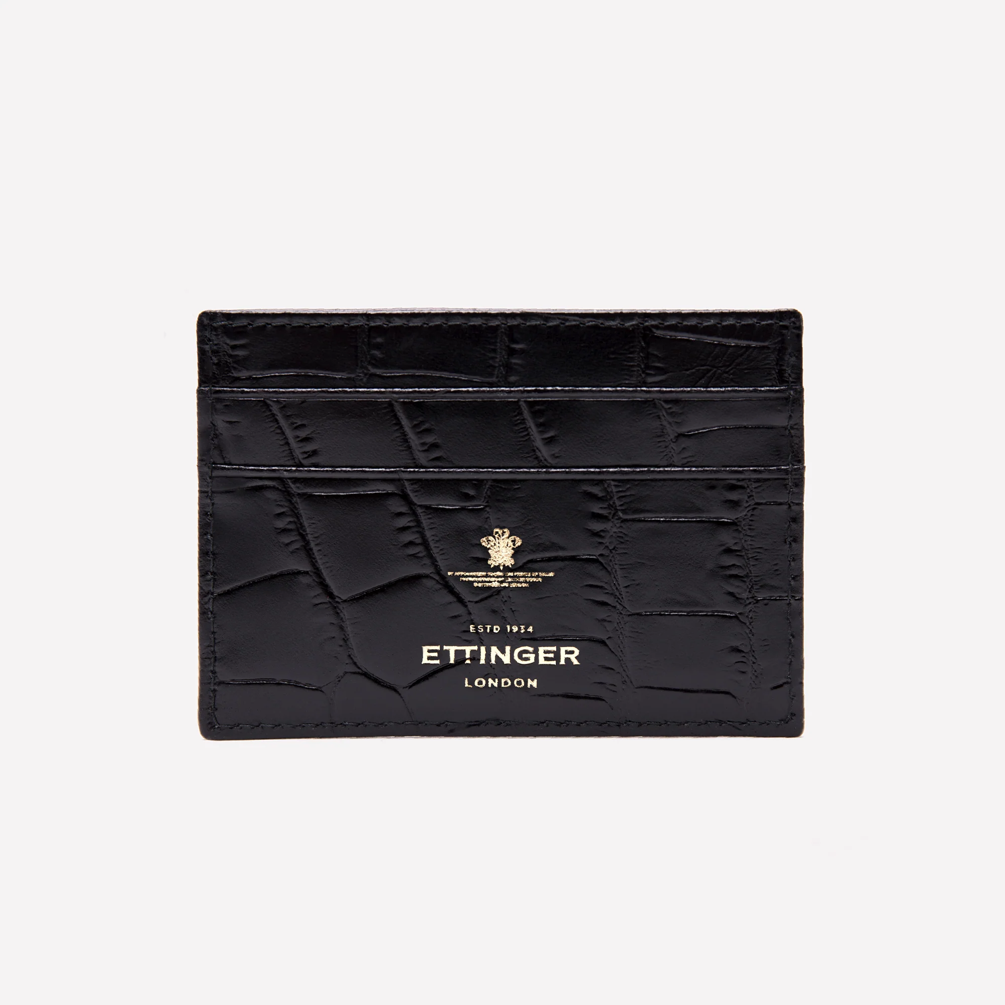 Croco Flat Credit Card Case - Image 4