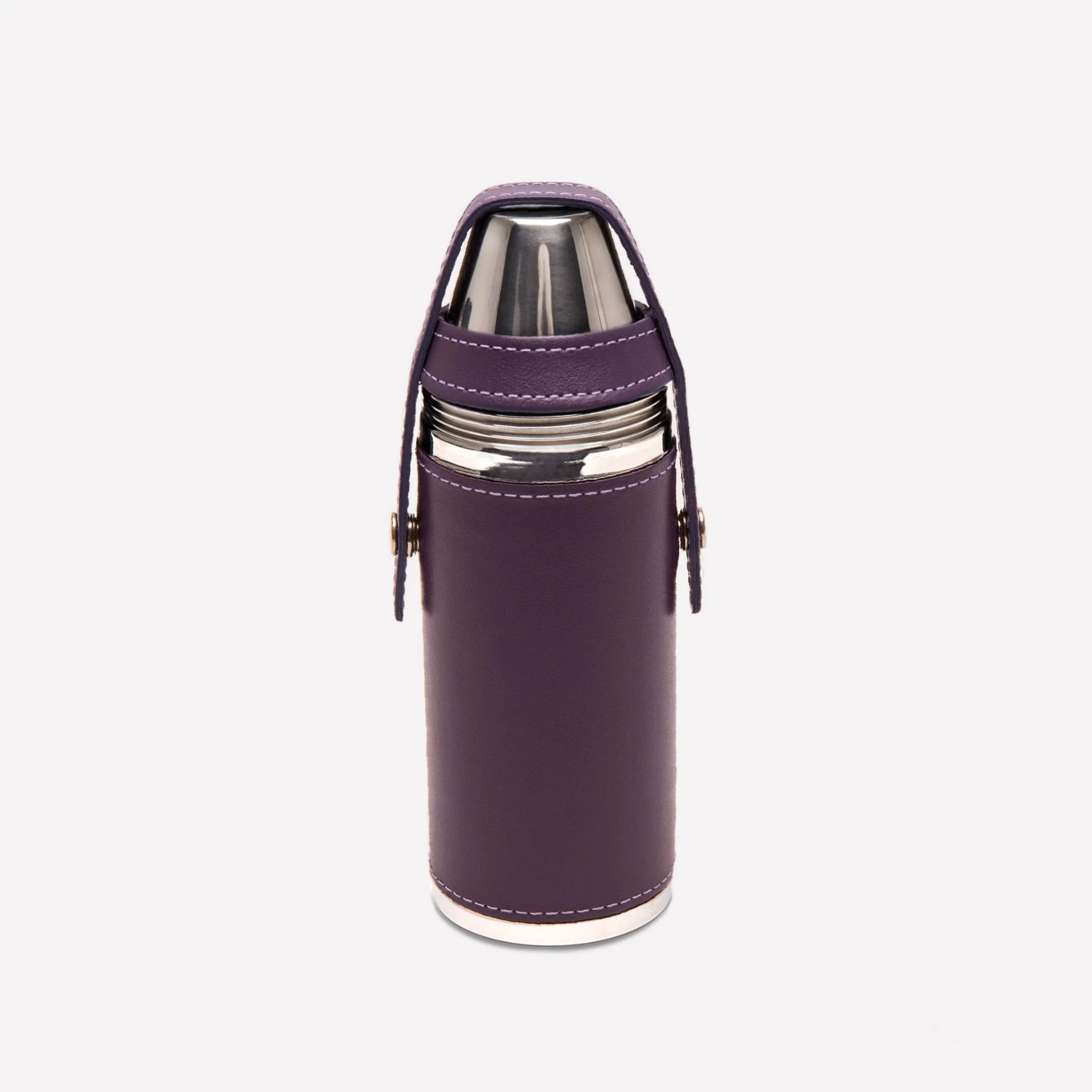 Sterling 8oz Hunter Flask with 4 Cups - Image 11