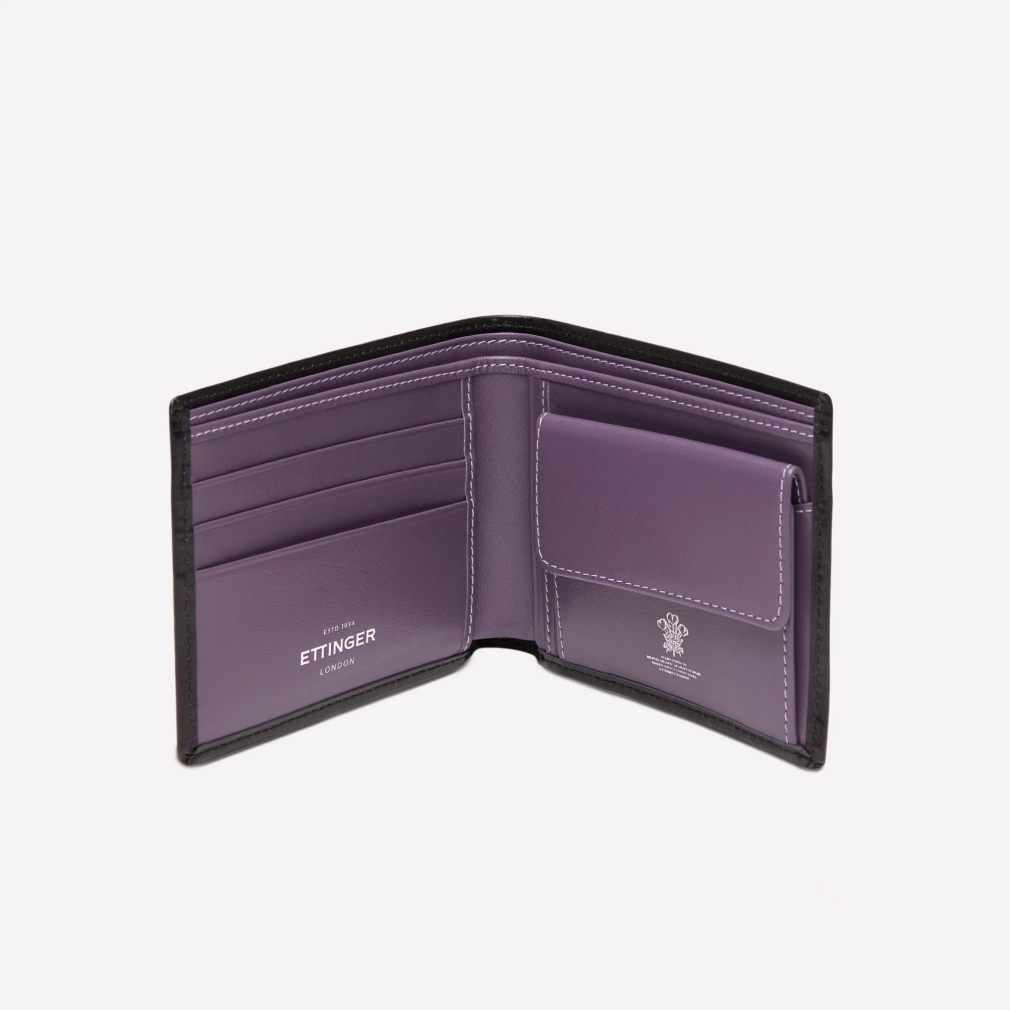 Sterling Billfold Wallet with 3 C/C & Purse - Image 6