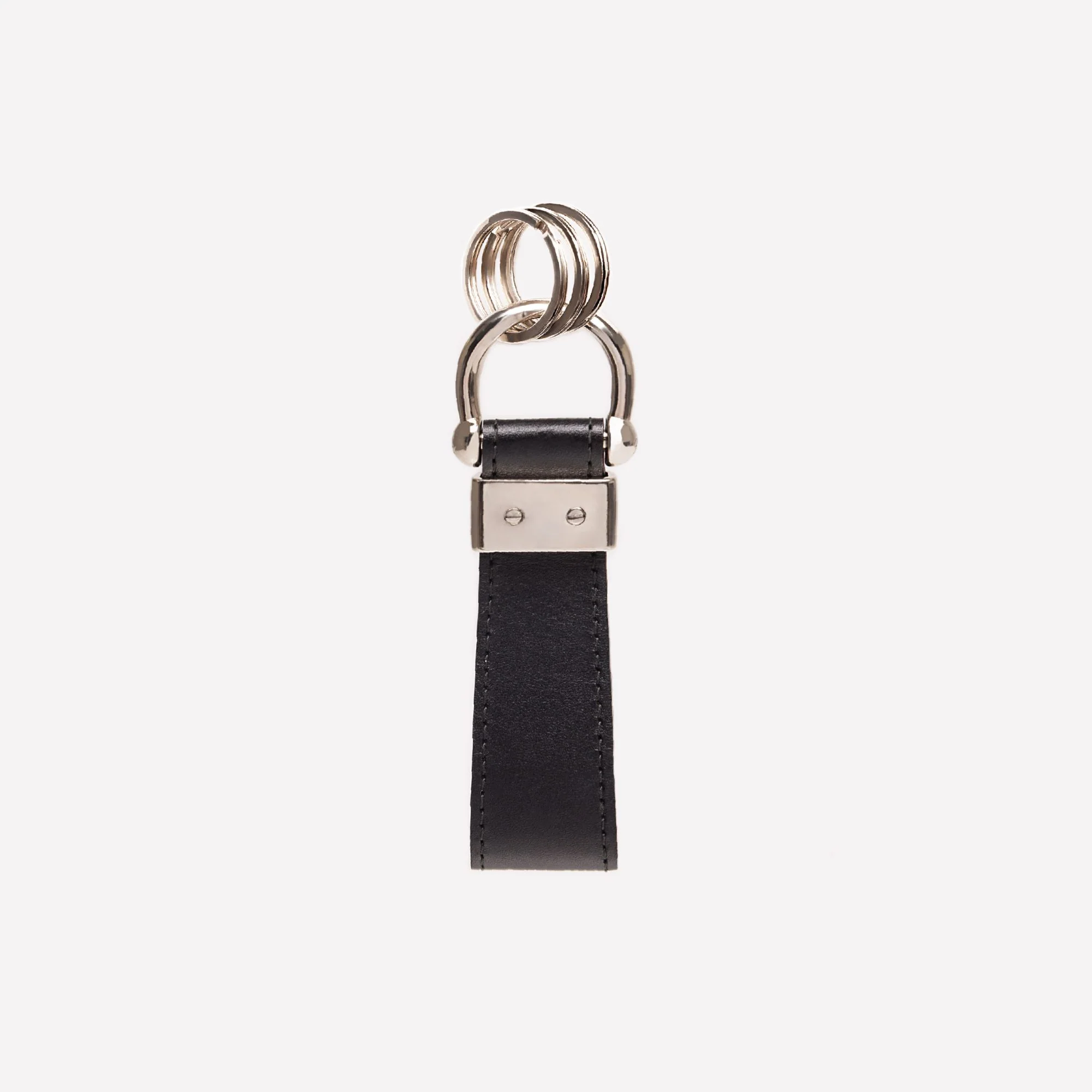Sterling Stirrup Keyring - Two Tone - Image 10