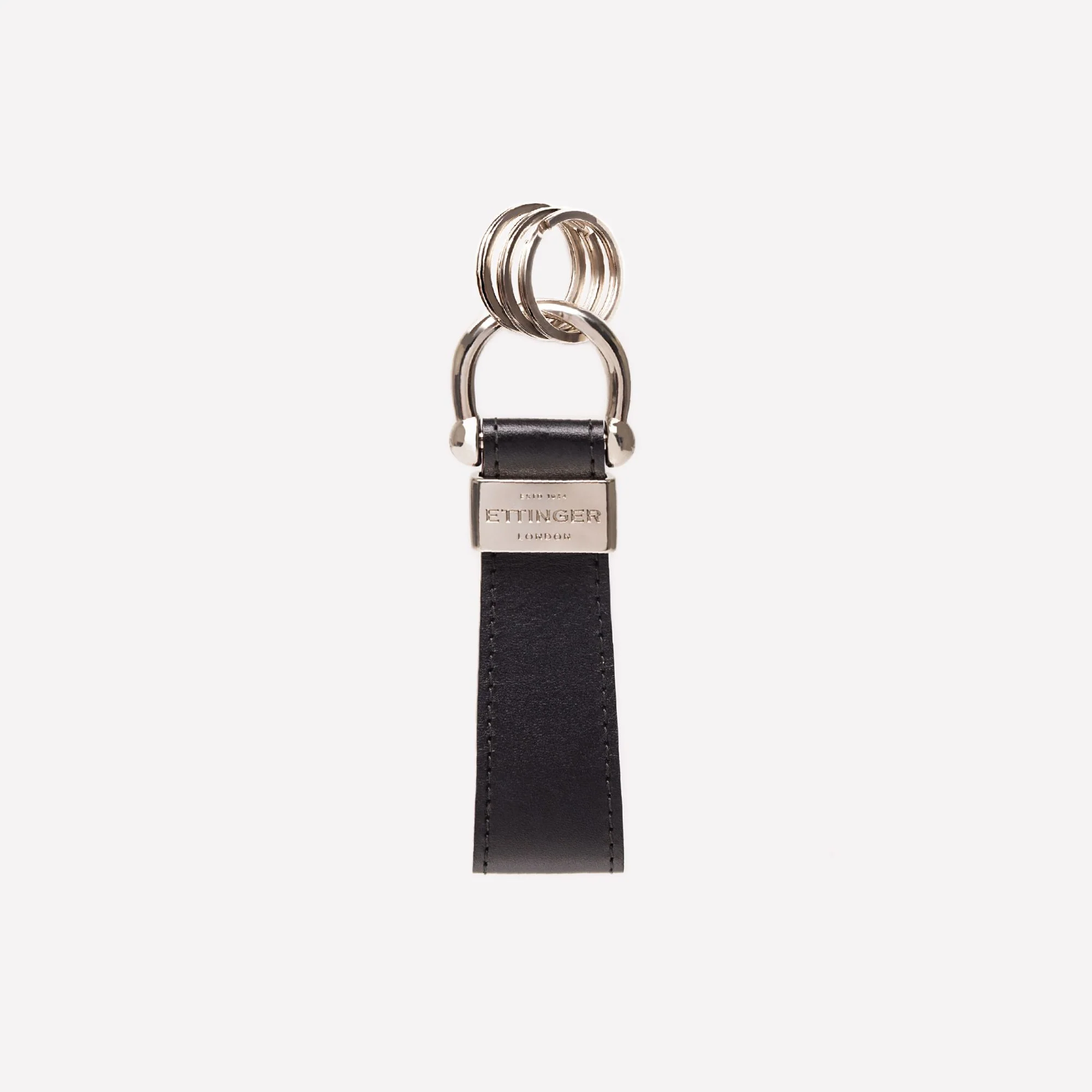 Sterling Stirrup Keyring - Two Tone - Image 8